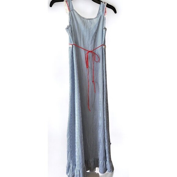 Vintage TEXSHEEN Lingerie Prairie Modest Lace Gown Robe XS Set Semi Sheer Sissy - Picture 8 of 12